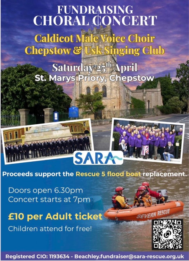 CHOIR TO SING AT St. MARY'S PRIORY TO AID SARA